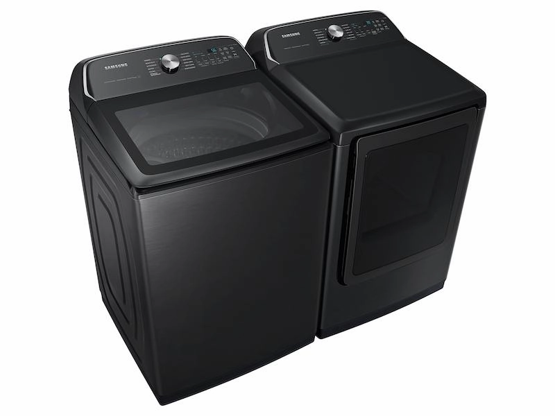 Samsung DVE55CG7100V 7.4 Cu. Ft. Smart Electric Dryer With Steam Sanitize  In Brushed Black