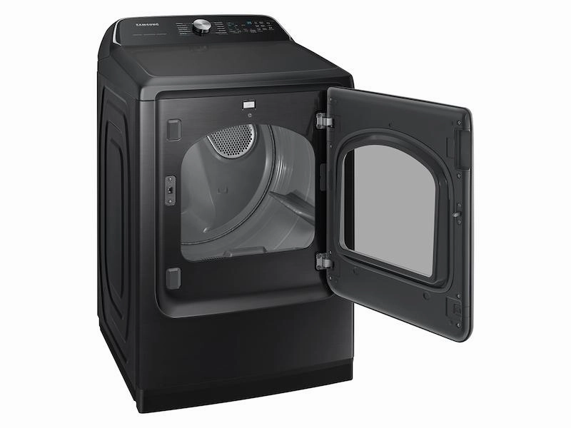 Samsung DVE55CG7100V 7.4 Cu. Ft. Smart Electric Dryer With Steam Sanitize  In Brushed Black