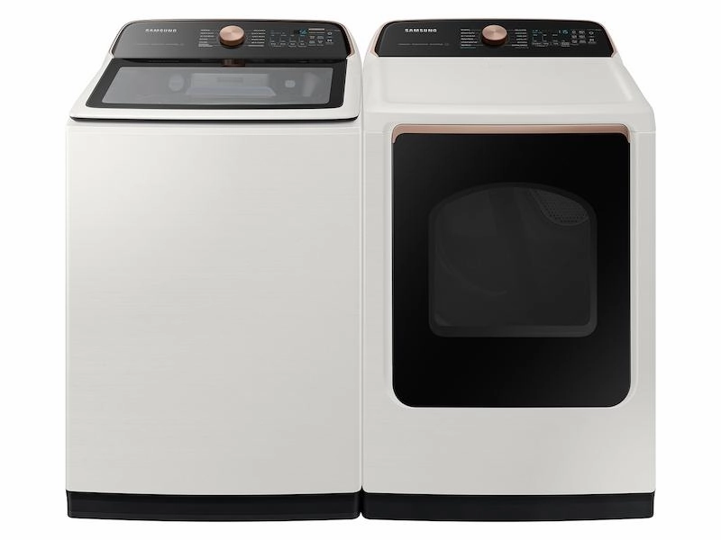 Samsung DVE55CG7500E 7.4 Cu. Ft. Smart Electric Dryer With Steam Sanitize  In Ivory