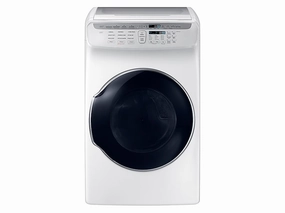 Samsung DVE55M9600W 7.5 Cu. Ft. Smart Electric Dryer With Flexdry&#8482; In White