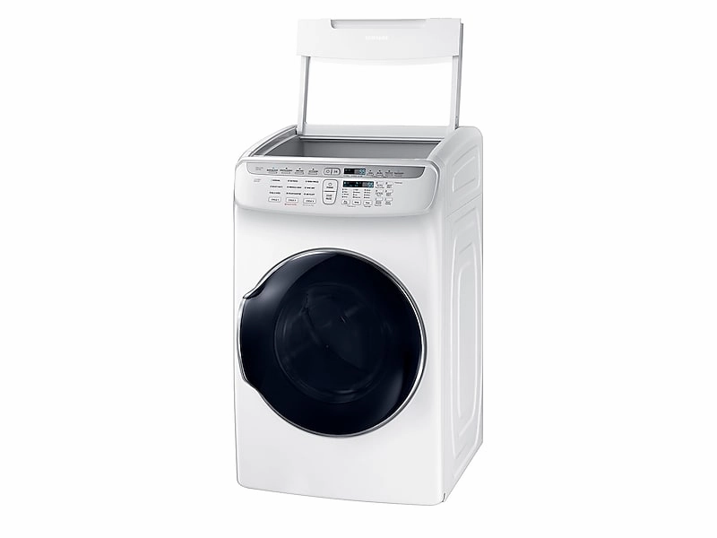 Samsung DVE55M9600W 7.5 Cu. Ft. Smart Electric Dryer With Flexdry&#8482; In White