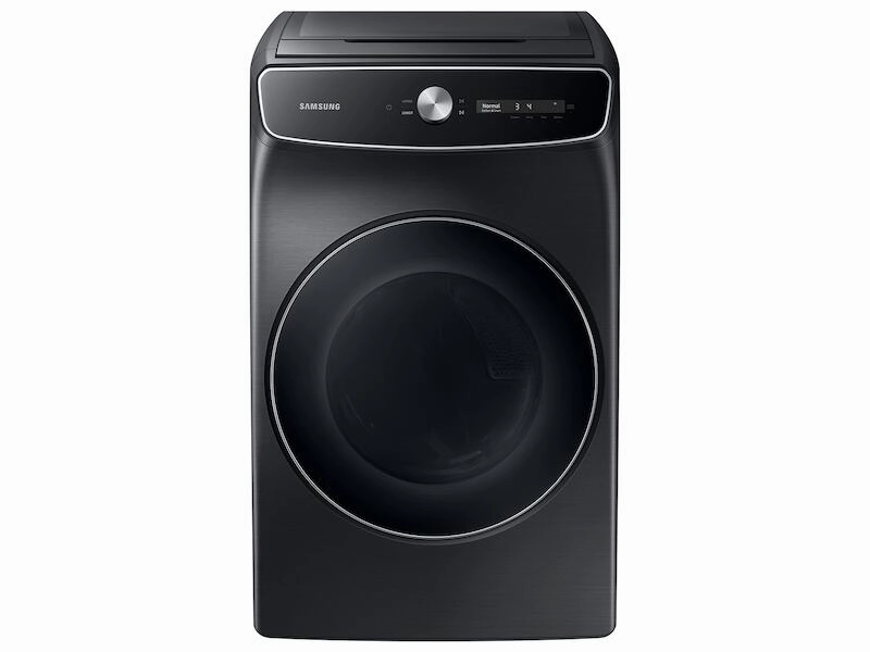 Samsung DVE60A9900V 7.5 Cu. Ft. Smart Dial Electric Dryer With Flexdry&#8482; And Super Speed Dry In Brushed Black