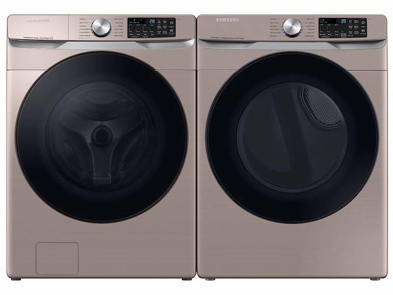 Samsung DVG45B6300C 7.5 Cu. Ft. Smart Gas Dryer With Steam Sanitize  In Champagne