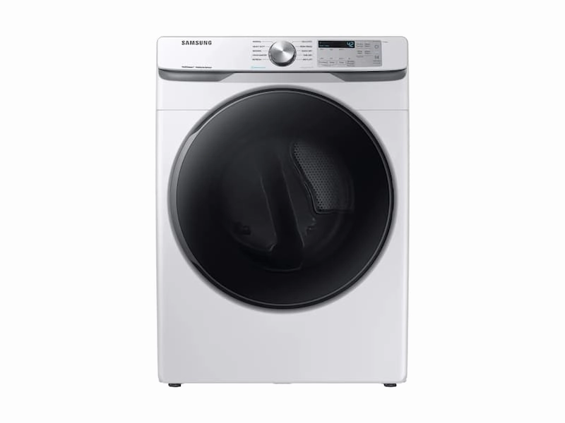 Samsung DVG45R6100W 7.5 Cu. Ft. Gas Dryer With Steam Sanitize  In White