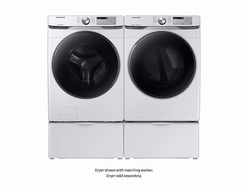 Samsung DVG45R6100W 7.5 Cu. Ft. Gas Dryer With Steam Sanitize  In White
