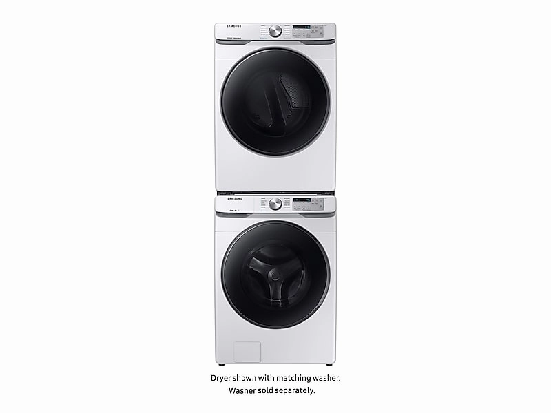 Samsung DVG45R6100W 7.5 Cu. Ft. Gas Dryer With Steam Sanitize  In White