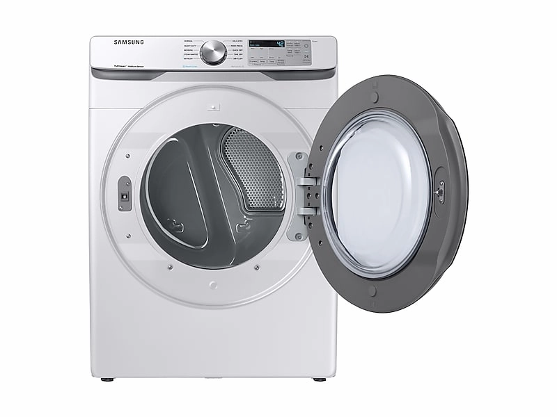 Samsung DVG45R6100W 7.5 Cu. Ft. Gas Dryer With Steam Sanitize  In White