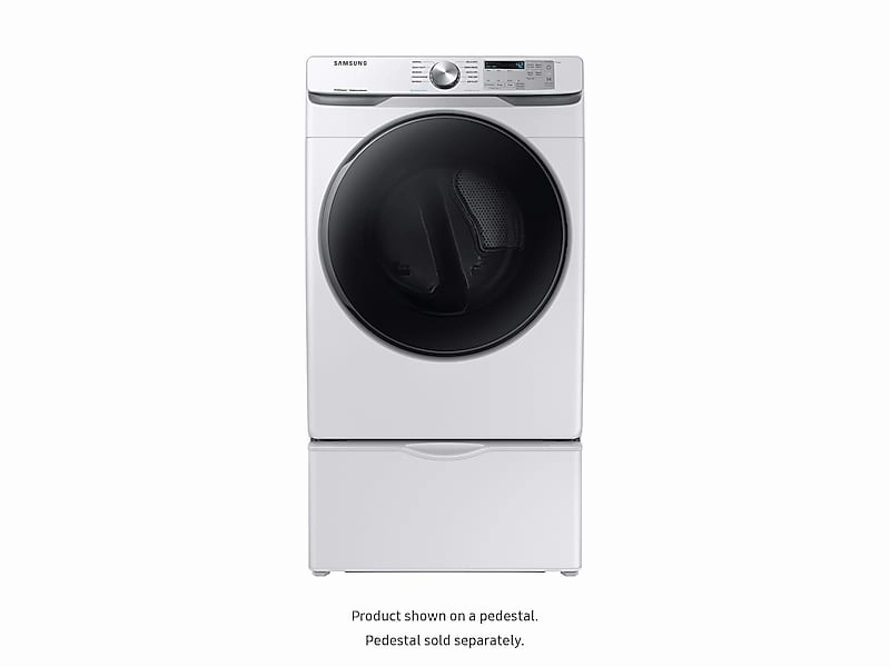 Samsung DVG45R6100W 7.5 Cu. Ft. Gas Dryer With Steam Sanitize  In White