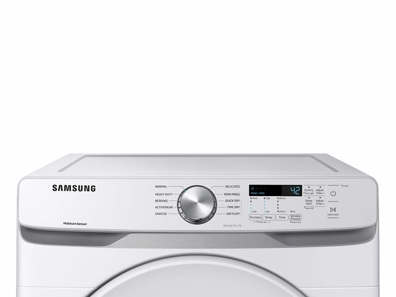 Samsung DVG45T6000W 7.5 Cu. Ft. Gas Dryer With Sensor Dry In White