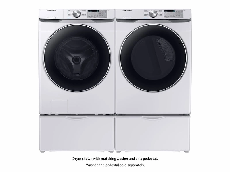 Samsung DVG45T6200W 7.5 Cu. Ft. Gas Dryer With Steam Sanitize  In White