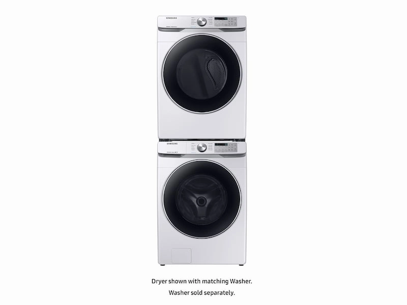 Samsung DVG45T6200W 7.5 Cu. Ft. Gas Dryer With Steam Sanitize  In White