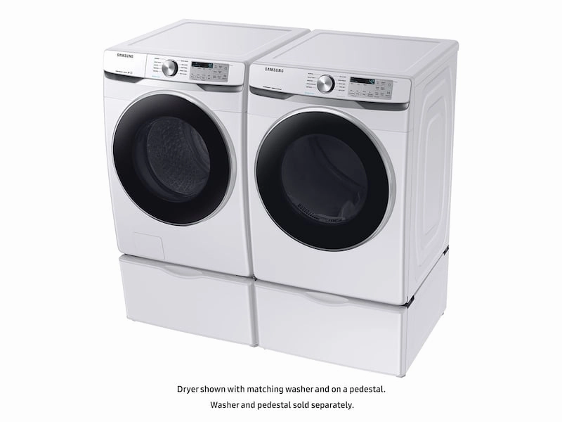 Samsung DVG45T6200W 7.5 Cu. Ft. Gas Dryer With Steam Sanitize  In White