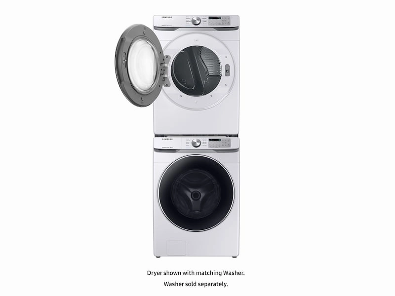 Samsung DVG45T6200W 7.5 Cu. Ft. Gas Dryer With Steam Sanitize  In White