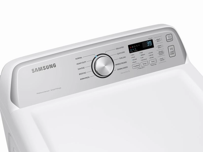 Samsung DVG47CG3500W 7.4 Cu. Ft. Smart Gas Dryer With Sensor Dry In White