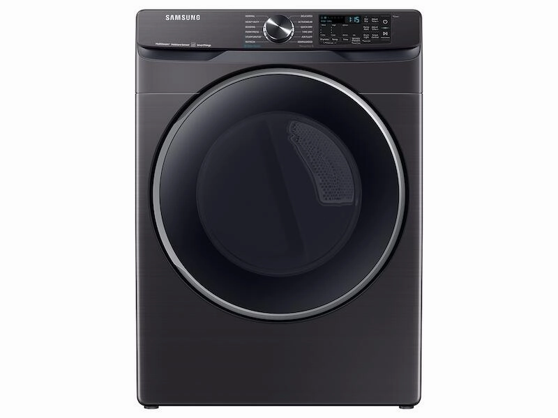 Samsung DVG50A8500V 7.5 Cu. Ft. Smart Gas Dryer With Steam Sanitize  In Brushed Black