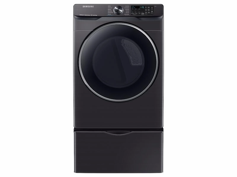 Samsung DVG50A8500V 7.5 Cu. Ft. Smart Gas Dryer With Steam Sanitize  In Brushed Black