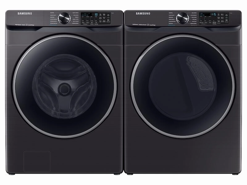Samsung DVG50A8500V 7.5 Cu. Ft. Smart Gas Dryer With Steam Sanitize  In Brushed Black