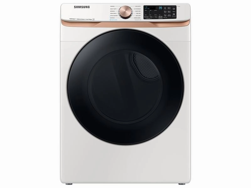 Samsung DVG50BG8300E 7.5 Cu. Ft. Smart Gas Dryer With Steam Sanitize  And Sensor Dry In Ivory
