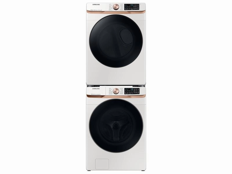 Samsung DVG50BG8300E 7.5 Cu. Ft. Smart Gas Dryer With Steam Sanitize  And Sensor Dry In Ivory