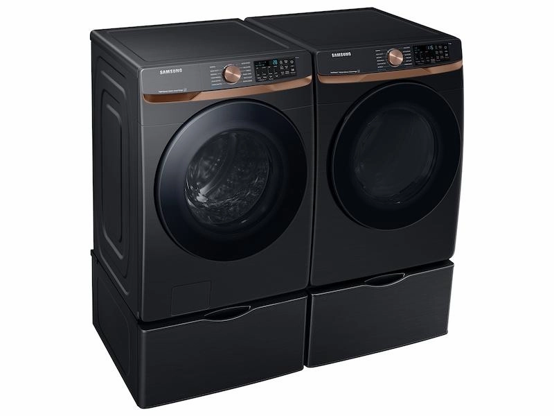 Samsung DVG50BG8300V 7.5 Cu. Ft. Smart Gas Dryer With Steam Sanitize  And Sensor Dry In Brushed Black