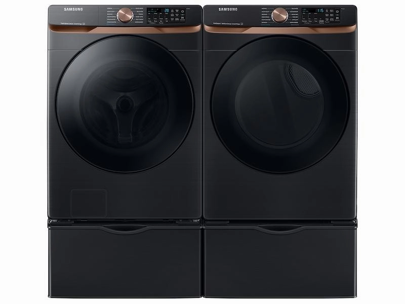 Samsung DVG50BG8300V 7.5 Cu. Ft. Smart Gas Dryer With Steam Sanitize  And Sensor Dry In Brushed Black