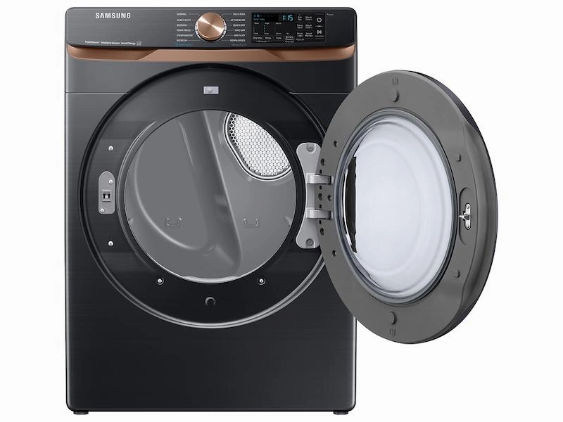 Samsung DVG50BG8300V 7.5 Cu. Ft. Smart Gas Dryer With Steam Sanitize  And Sensor Dry In Brushed Black