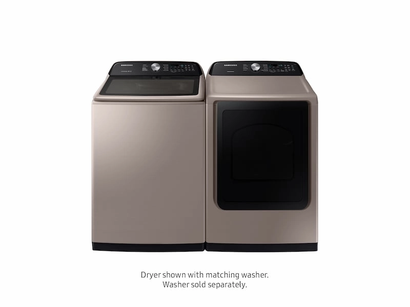 Samsung DVG50T5300C 7.4 Cu. Ft. Gas Dryer With Sensor Dry In Champagne