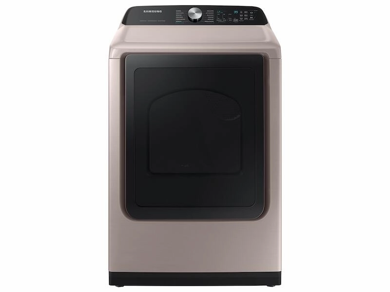 Samsung DVG52A5500C 7.4 Cu. Ft. Smart Gas Dryer With Steam Sanitize  In Champagne