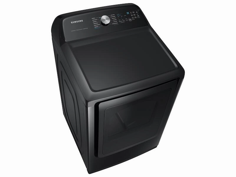 Samsung DVG52A5500V 7.4 Cu. Ft. Smart Gas Dryer With Steam Sanitize  In Brushed Black