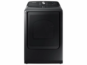 Samsung DVG52A5500V 7.4 Cu. Ft. Smart Gas Dryer With Steam Sanitize  In Brushed Black