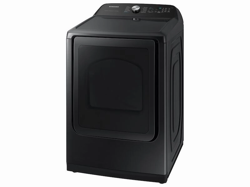 Samsung DVG52A5500V 7.4 Cu. Ft. Smart Gas Dryer With Steam Sanitize  In Brushed Black