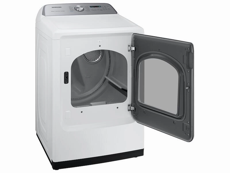 Samsung DVG52A5500W 7.4 Cu. Ft. Smart Gas Dryer With Steam Sanitize  In White