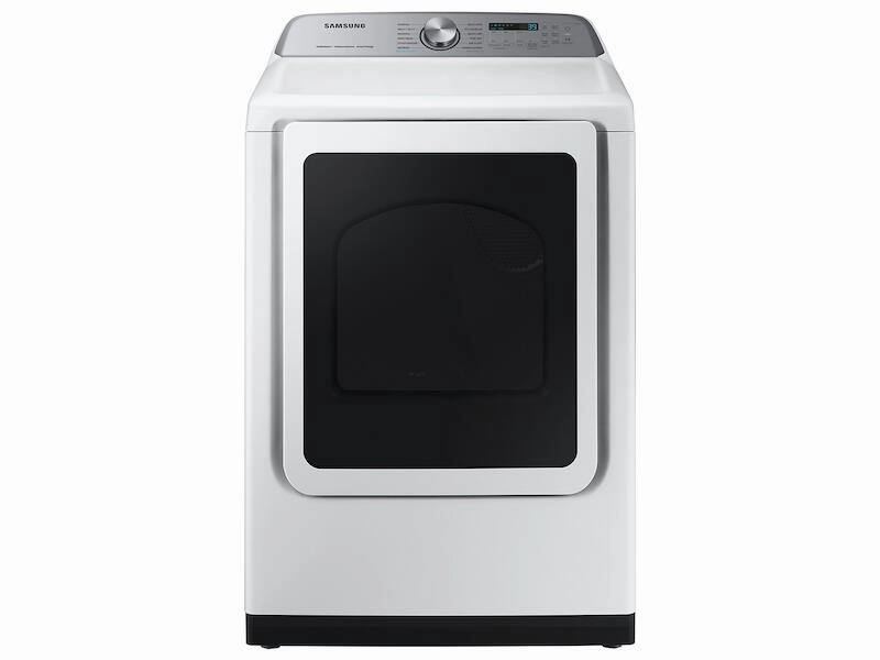 Samsung DVG52A5500W 7.4 Cu. Ft. Smart Gas Dryer With Steam Sanitize  In White