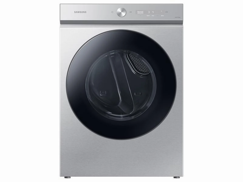 Samsung DVG53BB8700T Bespoke 7.6 Cu. Ft. Ultra Capacity Gas Dryer With Super Speed Dry And Ai Smart Dial In Silver Steel