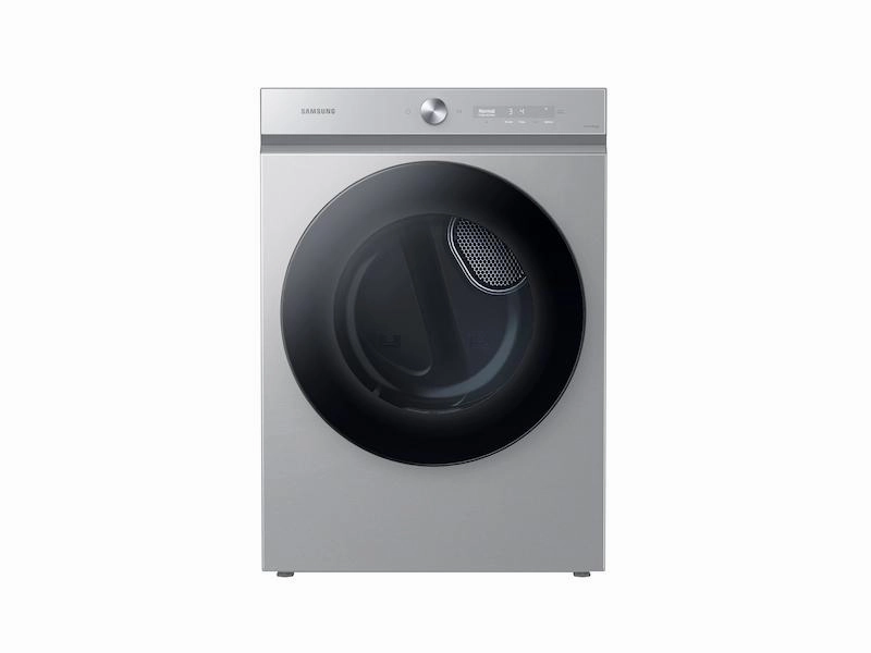 Samsung DVG53BB8700T Bespoke 7.6 Cu. Ft. Ultra Capacity Gas Dryer With Super Speed Dry And Ai Smart Dial In Silver Steel