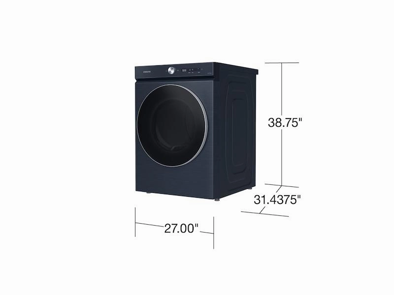 Samsung DVG53BB8900D Bespoke 7.6 Cu. Ft. Ultra Capacity Gas Dryer With Ai Optimal Dry And Super Speed Dry In Brushed Navy