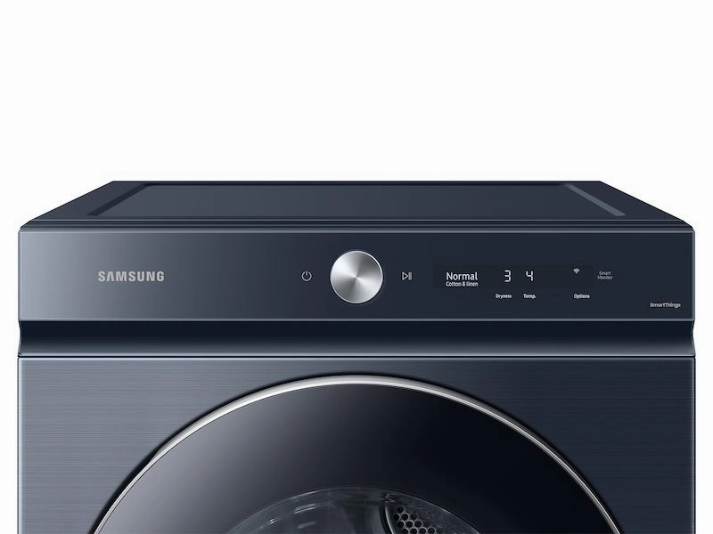 Samsung DVG53BB8900D Bespoke 7.6 Cu. Ft. Ultra Capacity Gas Dryer With Ai Optimal Dry And Super Speed Dry In Brushed Navy