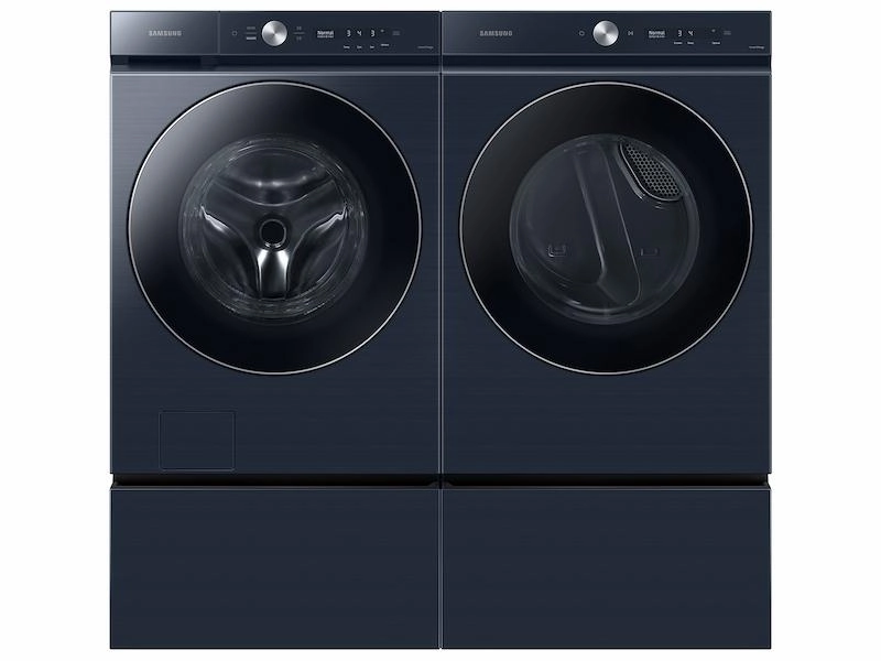 Samsung DVG53BB8900D Bespoke 7.6 Cu. Ft. Ultra Capacity Gas Dryer With Ai Optimal Dry And Super Speed Dry In Brushed Navy