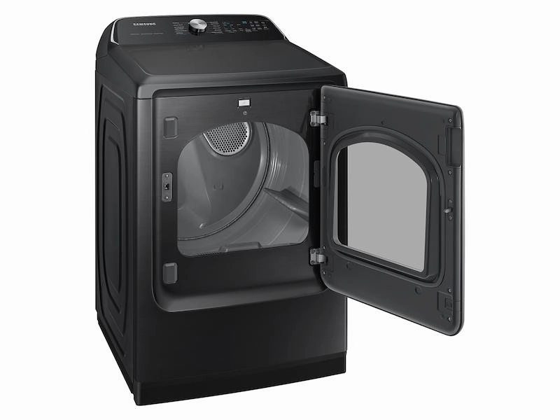 Samsung DVG55CG7100V 7.4 Cu. Ft. Smart Gas Dryer With Steam Sanitize  In Brushed Black