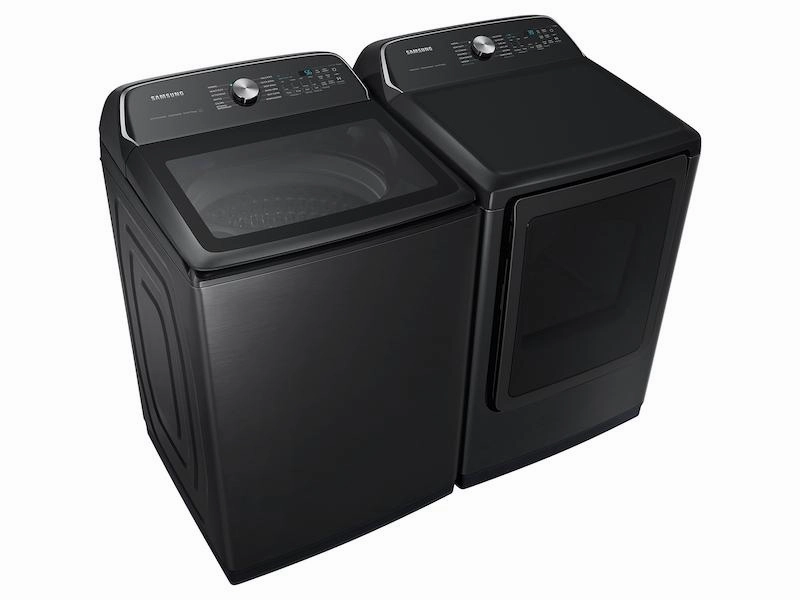 Samsung DVG55CG7100V 7.4 Cu. Ft. Smart Gas Dryer With Steam Sanitize  In Brushed Black
