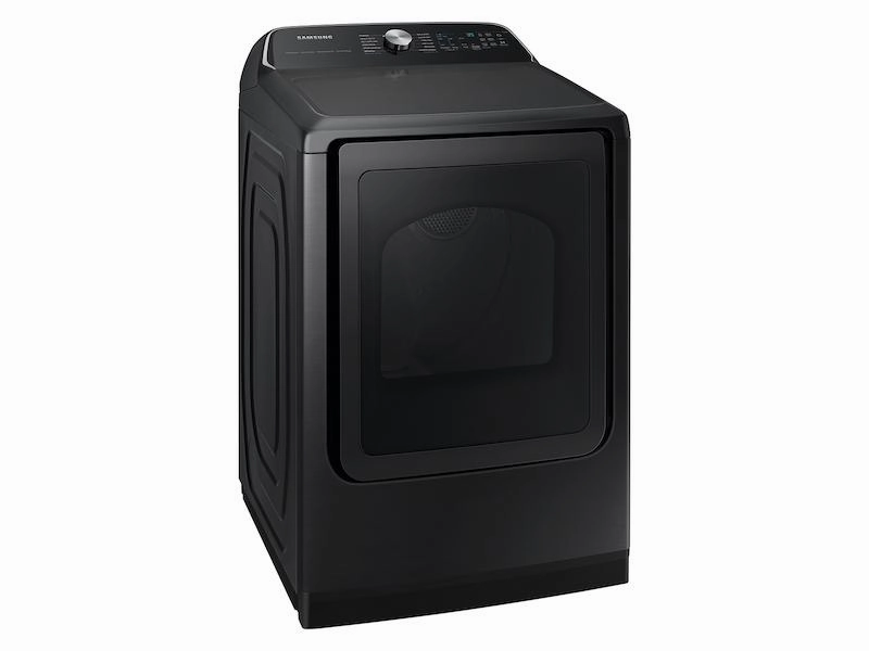 Samsung DVG55CG7100V 7.4 Cu. Ft. Smart Gas Dryer With Steam Sanitize  In Brushed Black