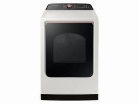 Samsung DVG55CG7500E 7.4 Cu. Ft. Smart Gas Dryer With Steam Sanitize  In Ivory