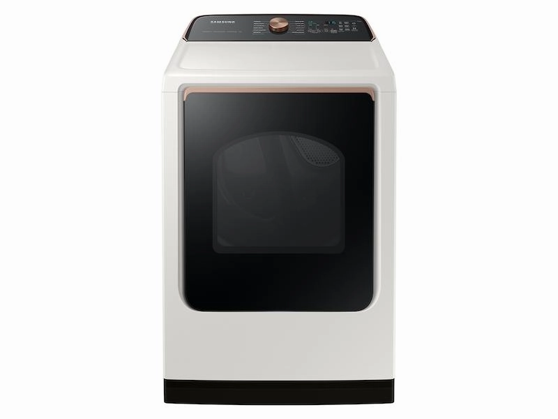 Samsung DVG55CG7500E 7.4 Cu. Ft. Smart Gas Dryer With Steam Sanitize  In Ivory