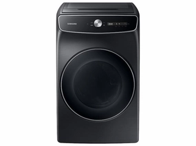 Samsung DVG60A9900V 7.5 Cu. Ft. Smart Dial Gas Dryer With Flexdry&#8482; And Super Speed Dry In Brushed Black