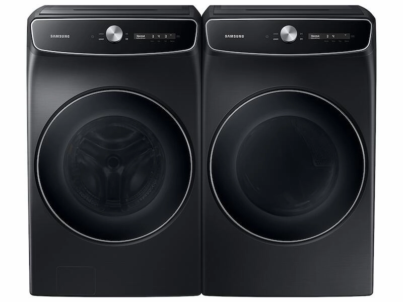 Samsung DVG60A9900V 7.5 Cu. Ft. Smart Dial Gas Dryer With Flexdry&#8482; And Super Speed Dry In Brushed Black