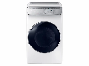 Samsung DVG60M9900W 7.5 Cu. Ft. Smart Gas Dryer With Flexdry&#8482; In White