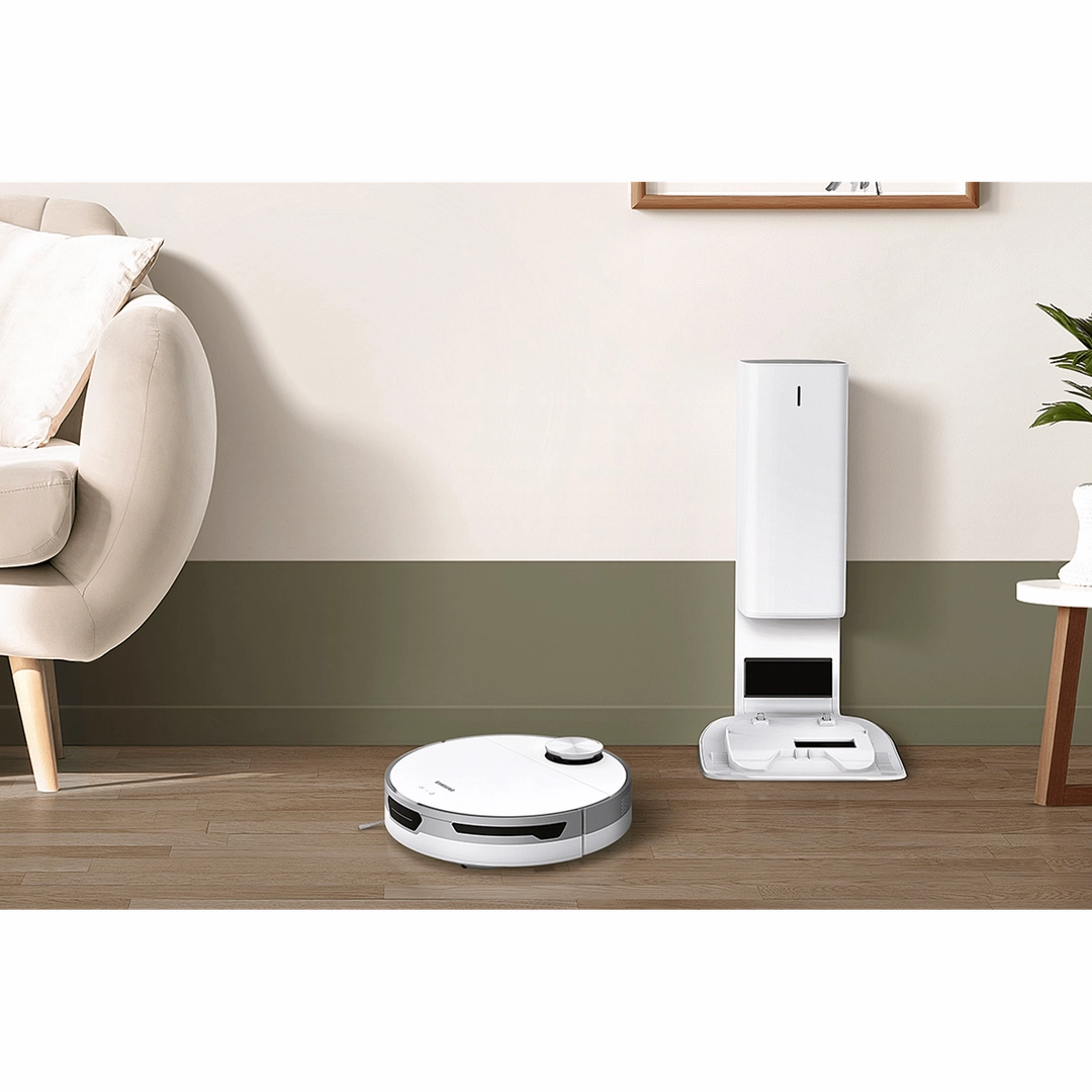 Samsung Jet Bot  Robot Vacuum Cleaner, Max 60W Suction Power with Clean Station | VR30T85513W/EU