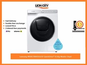 Samsung WD85T984DSH/SP QuickDrive 8.5Kg Washer Dryer