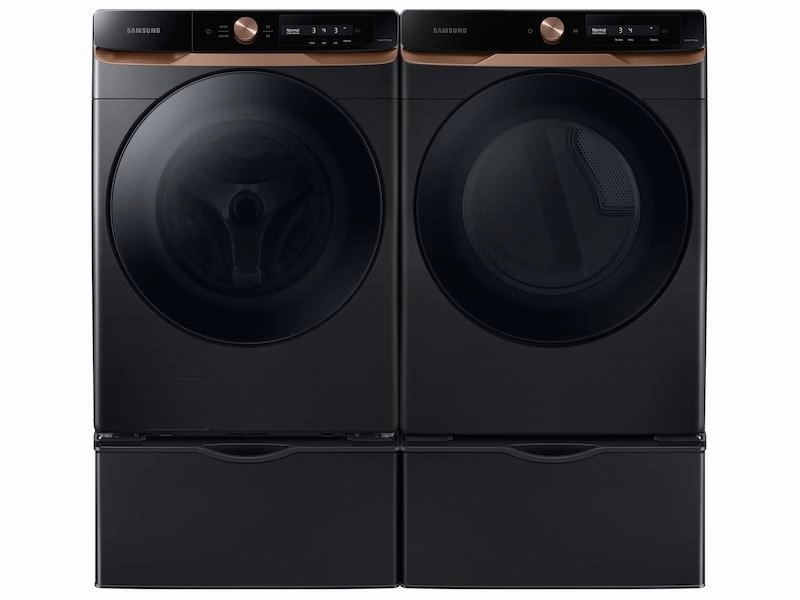 Samsung WF46BG6500AV 4.6 Cu. Ft. Large Capacity Ai Smart Dial Front Load Washer With Auto Dispense And Super Speed Wash In Brushed Black