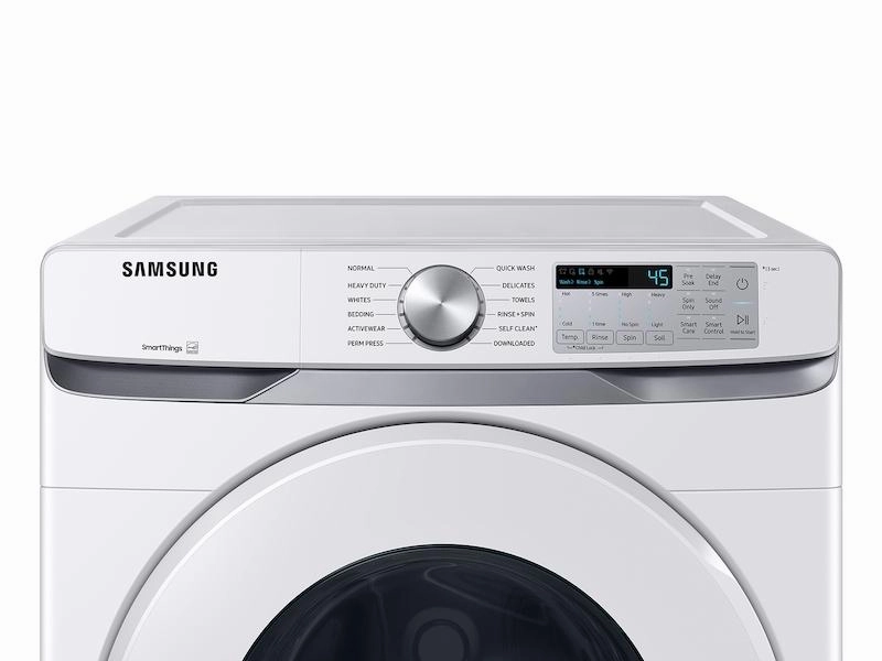 Samsung WF51CG8000AW 5.1 Cu. Ft. Extra-Large Capacity Smart Front Load Washer With Vibration Reduction Technology  In White